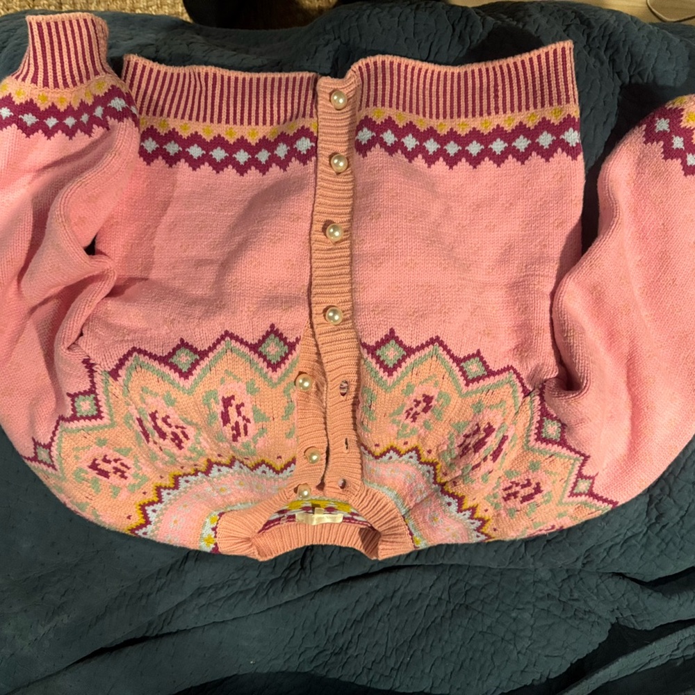 LoveShackFancy Cardigan size large
